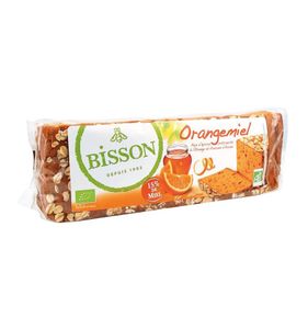 Orangemiel honingkoek sinaasappel voorgesneden bio