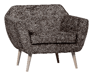 WOOOD Fauteuil Rocco Chenille - Grafiet