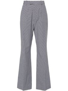 Vivienne Westwood pantalon évasé à carreaux vichy - Gris