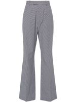 Vivienne Westwood pantalon évasé à carreaux vichy - Gris - thumbnail