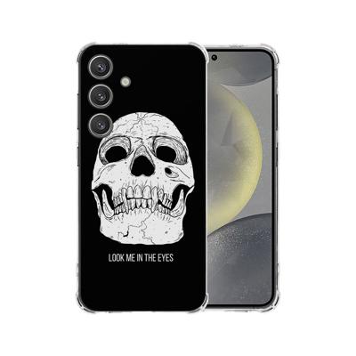 Samsung Galaxy S25 Hoesje - Skull Eyes TPU Antishock Samsung Galaxy S25 Hoesje - Skull Eyes TPU Antishock