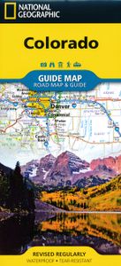 Wegenkaart - landkaart State Guide Map Colorado | National Geographic