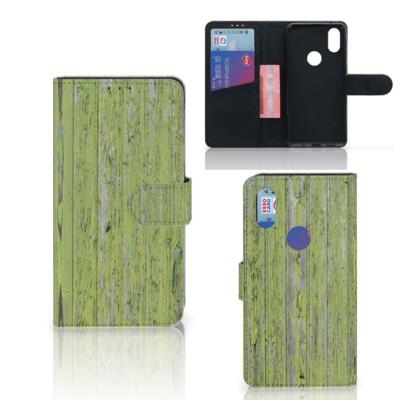Xiaomi Mi Mix 2s | Book Style Case | Green Wood
