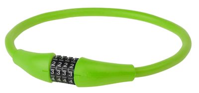 M-Wave kabelcijferslot silicon 900 x 12mm groen