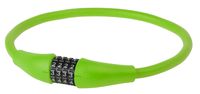 M-Wave kabelcijferslot silicon 900 x 12mm groen