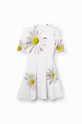 Korte jurk met madeliefjes M. Christian Lacroix - WHITE - L