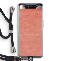 Marrakech Walls: Samsung Galaxy A80 Transparant Hoesje met koord