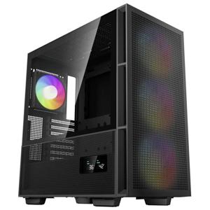 DeepCool CH560 Digital Midi-tower PC-behuizing Zwart 4 voorgeïnstalleerde LED-ventilators