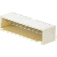 Molex 874380243 Male header, inbouw (standaard) Totaal aantal polen: 2 Rastermaat: 1.5 mm Inhoud: 1 stuk(s) Tape on Full reel