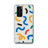 Illustratieve pop 2: Huawei P40 Transparant Hoesje
