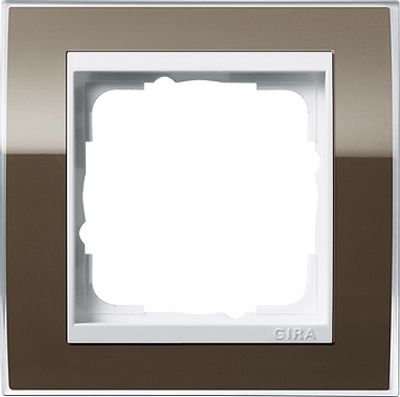 Gira Event Clear Bruin / Zuiverwit 1-voudig