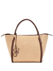 JW Anderson sac cabas Bumper-31 en raphia - Tons neutres