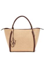 JW Anderson sac cabas Bumper-31 en raphia - Tons neutres