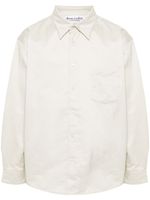 Acne Studios chemise en coton à col pointu - Tons neutres