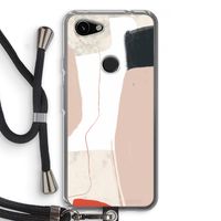 Lava: Pixel 3a Transparant Hoesje met koord