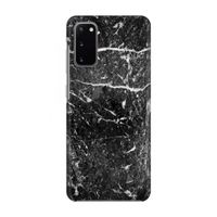 Zwart marmer: Volledig geprint Samsung Galaxy S20 Hoesje