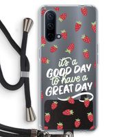 Don't forget to have a great day: OnePlus Nord CE 5G Transparant Hoesje met koord