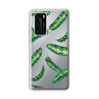 Lange bladeren: Huawei P40 Transparant Hoesje
