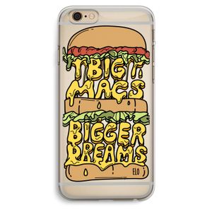Big Macs Bigger Dreams: iPhone 6 Plus / 6S Plus Transparant Hoesje
