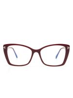 TOM FORD Eyewear lunettes de vue à monture carrée - Rouge - thumbnail