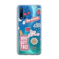 Positivity: Huawei P20 Lite (2019) Transparant Hoesje