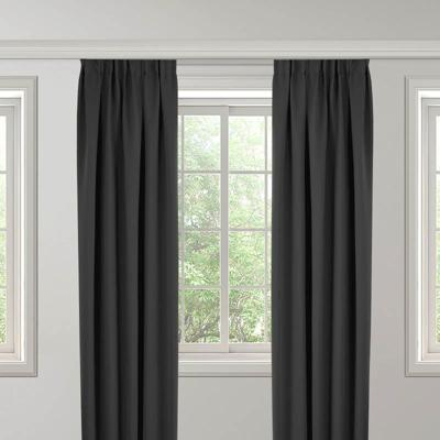 Gordijnen Verduisterend & Isolerend Haken Of Ringen 300x250 Cm Haken Antraciet 85% Verduisterend & Isolerend & Overgordijn Fresh And Co -
