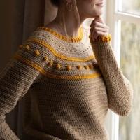 Yarn and Colors Sunrise Sweater Haakpakket 1 Limestone XS