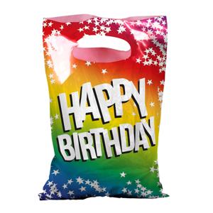 Boland Uitdeelzakjes happy birthday, 6st.