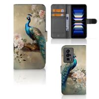 Telefoonhoesje | Met pasjeshouder | voor Xiaomi Poco F5 Pro Vintage Pauwen