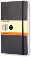 Moleskine notitieboek, ft 9 x 14 cm, gelijnd, soepele cover, 192 bladzijden, zwart - thumbnail