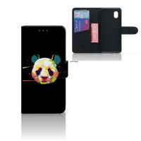 Alcatel 1B (2020) Leuk Hoesje Panda Color | Portemonnee hoesje