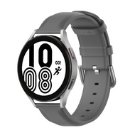 Classic leren bandje - Grijs - Samsung Galaxy watch 7 / Galaxy Watch FE - 40mm & 44mm