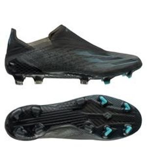 adidas X Ghosted + FG/AG Superstealth - Zwart/Blauw