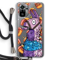 Loot Burger: Xiaomi Redmi Note 10S Transparant Hoesje met koord