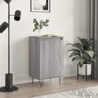 Dressoir 40x35x70 cm bewerkt hout grijs sonoma