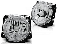 Tuning-Tec Buitenste koplampen voor VW GOLF II 2 08 83-08 91 ANGEL EYES CHROOM - thumbnail