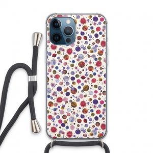 Planets Space: iPhone 13 Pro Max Transparant Hoesje met koord