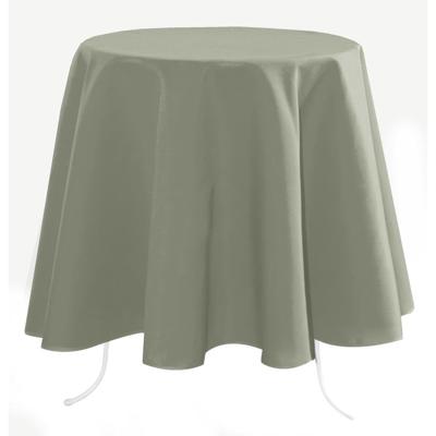 Stof Textiles Tafelkleed rond - D180 cm - mintgroen - Eettafel tafellakens - polyester