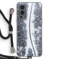 Snøfall: OnePlus Nord 2 5G Transparant Hoesje met koord