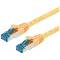 VALUE 0.5m S/FTP Cat.6a netwerkkabel Geel 0,5 m Cat6a S/FTP (S-STP) - thumbnail