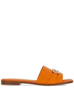 Ferragamo sandales Gancini en cuir - Orange