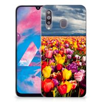 Samsung Galaxy M30 TPU Case Tulpen - thumbnail