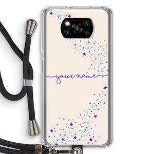 Sterren: Xiaomi Poco X3 NFC Transparant Hoesje met koord