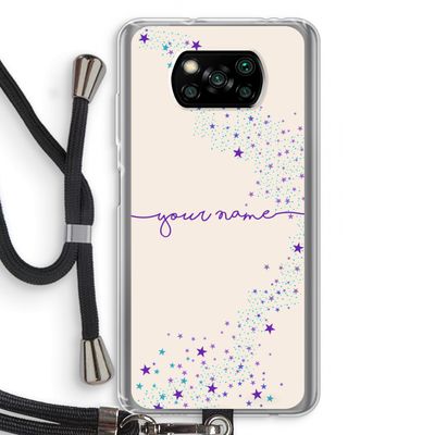 Sterren: Xiaomi Poco X3 NFC Transparant Hoesje met koord