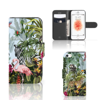 Telefoonhoesje met Pasjes voor Apple iPhone 5 | 5s | SE Jungle