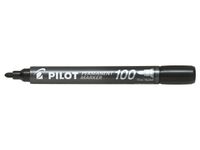 Viltstift PILOT SCA-100-B rond 1mm zwart - thumbnail