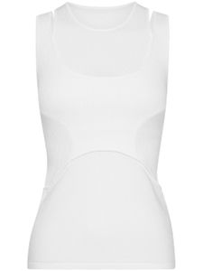 Dion Lee débardeur Interlink en maille - Blanc