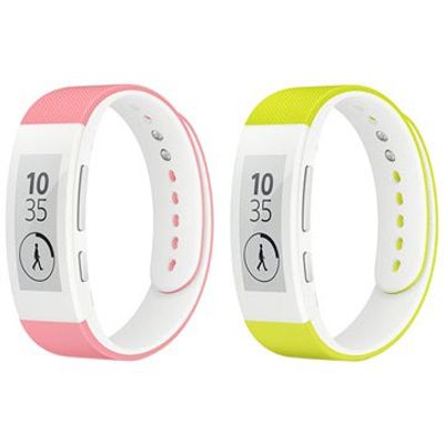 Sony SmartBand Talk Polsband SWR310 - L - Roze & Groen Sony SmartBand Talk Polsband SWR310 - L - Roze & Groen