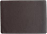 ASA Selection Placemat - Leather Optic Fine - Chocolat - 46 x 33 cm - thumbnail