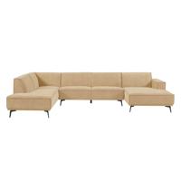 Tower Living 2,5-zits Hoekbank 'Leeds' Lounge rechts, kleur Beige